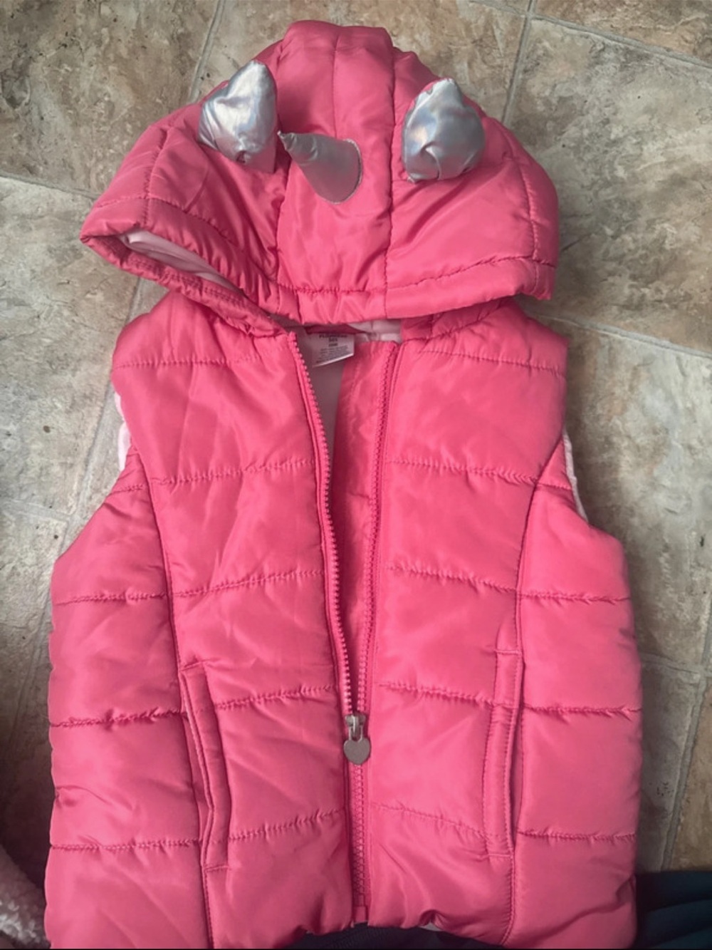 Unicorn puffer vest